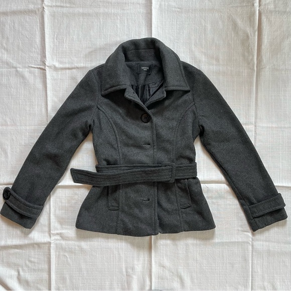 Be Cool Basic Gray Coat Size Large - Picture 1 of 5